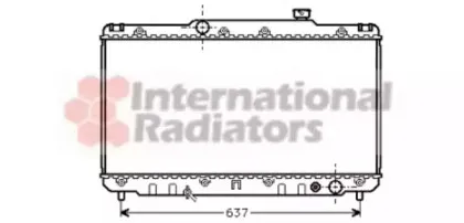 Радиатор, охлаждение двигателя VAN WEZEL купить