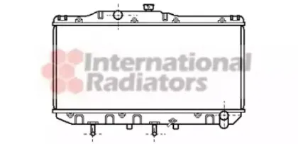 Радиатор, охлаждение двигателя VAN WEZEL купить