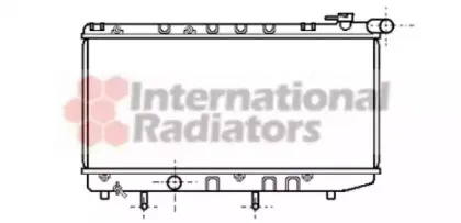 Радиатор, охлаждение двигателя VAN WEZEL купить