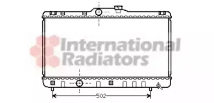 Радиатор, охлаждение двигателя VAN WEZEL купить