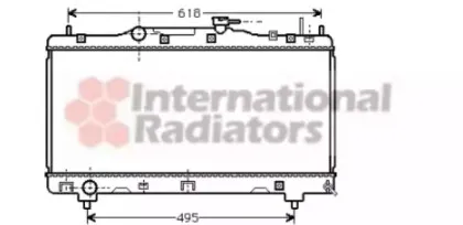 Радиатор, охлаждение двигателя VAN WEZEL купить