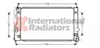 Радиатор, охлаждение двигателя VAN WEZEL купить