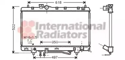 Радиатор, охлаждение двигателя VAN WEZEL купить