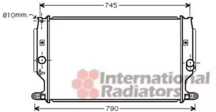 Радиатор, охлаждение двигателя VAN WEZEL купить