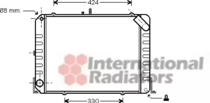 Радиатор, охлаждение двигателя VAN WEZEL купить