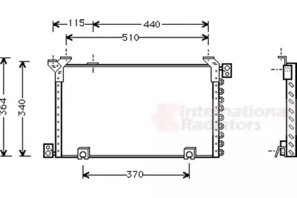 Конденсатор, кондиционер VAN WEZEL купить