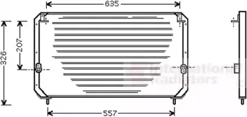 Конденсатор, кондиционер VAN WEZEL купить