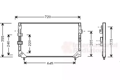Конденсатор, кондиционер VAN WEZEL купить