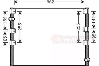 Конденсатор, кондиционер VAN WEZEL купить