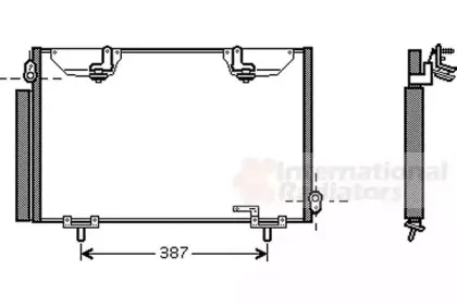 Конденсатор, кондиционер VAN WEZEL купить