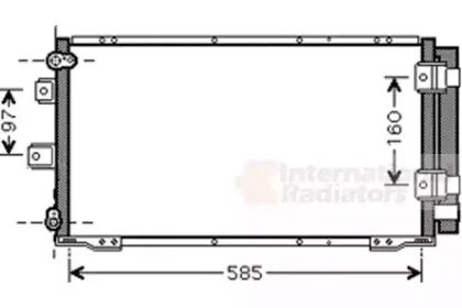Конденсатор, кондиционер VAN WEZEL купить