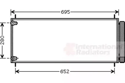 Конденсатор, кондиционер VAN WEZEL купить