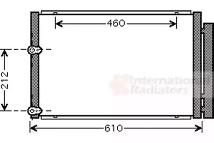 Конденсатор, кондиционер VAN WEZEL купить