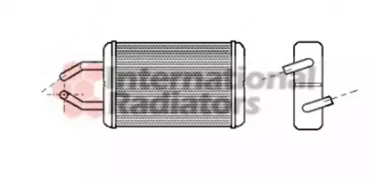 Теплообменник, отопление салона VAN WEZEL купить