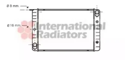 Радиатор, охлаждение двигателя VAN WEZEL купить