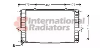 Радиатор, охлаждение двигателя VAN WEZEL купить