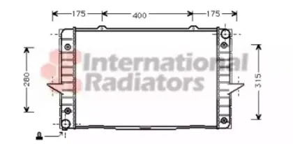 Радиатор, охлаждение двигателя VAN WEZEL купить