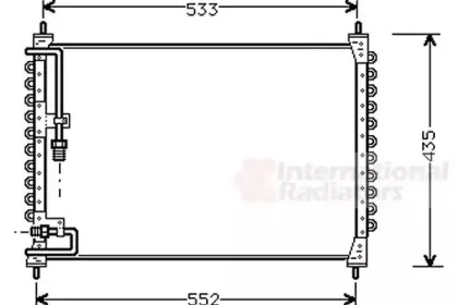 Конденсатор, кондиционер VAN WEZEL купить