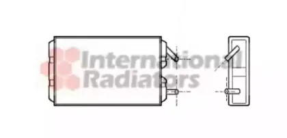 Теплообменник, отопление салона VAN WEZEL купить