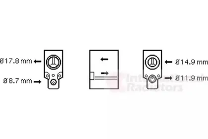 Расширительный клапан, кондиционер VAN WEZEL купить