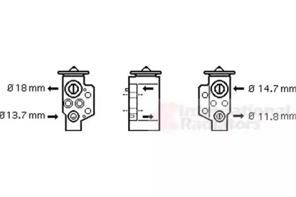 Расширительный клапан, кондиционер VAN WEZEL купить
