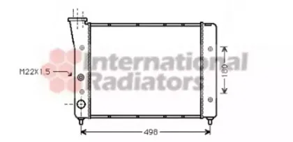 Радиатор, охлаждение двигателя VAN WEZEL купить