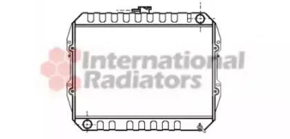 Радиатор, охлаждение двигателя VAN WEZEL купить