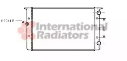 Радиатор, охлаждение двигателя VAN WEZEL купить