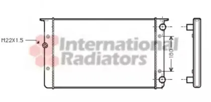 Радиатор, охлаждение двигателя VAN WEZEL купить