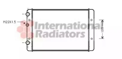 Радиатор, охлаждение двигателя VAN WEZEL купить