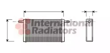 Теплообменник, отопление салона VAN WEZEL купить