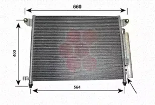 Конденсатор, кондиционер VAN WEZEL купить