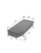 Воздушный фильтр UNIFLUX FILTERS купить