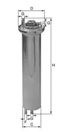 Топливный фильтр UNIFLUX FILTERS купить