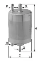 Топливный фильтр UNIFLUX FILTERS купить