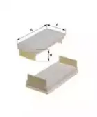 Фильтр, воздух во внутренном пространстве UNIFLUX FILTERS купить