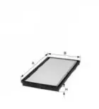 Фильтр, воздух во внутренном пространстве UNIFLUX FILTERS купить