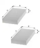 Фильтр, воздух во внутренном пространстве UNIFLUX FILTERS купить