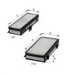 Фильтр, воздух во внутренном пространстве UNIFLUX FILTERS купить