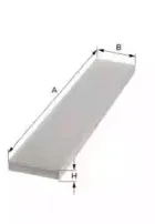 Фильтр, воздух во внутренном пространстве UNIFLUX FILTERS купить