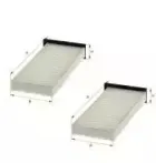 Фильтр, воздух во внутренном пространстве UNIFLUX FILTERS купить