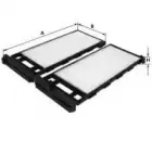 Фильтр, воздух во внутренном пространстве UNIFLUX FILTERS купить