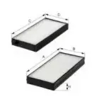 Фильтр, воздух во внутренном пространстве UNIFLUX FILTERS купить