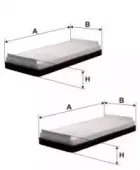 Фильтр, воздух во внутренном пространстве UNIFLUX FILTERS купить