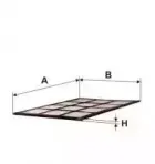 Фильтр, воздух во внутренном пространстве UNIFLUX FILTERS купить