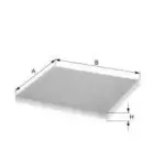 Фильтр, воздух во внутренном пространстве UNIFLUX FILTERS купить