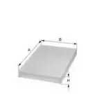 Фильтр, воздух во внутренном пространстве UNIFLUX FILTERS купить