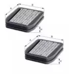 Фильтр, воздух во внутренном пространстве UNIFLUX FILTERS купить