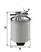 Топливный фильтр UNIFLUX FILTERS купить