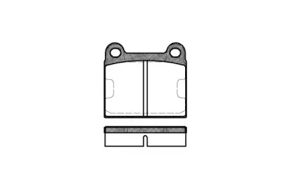 Комплект тормозных колодок, дисковый тормоз WOKING купить
